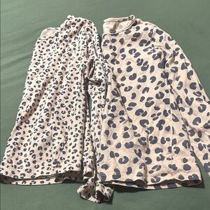 Animal Print Kids cotton long sleeve shirts